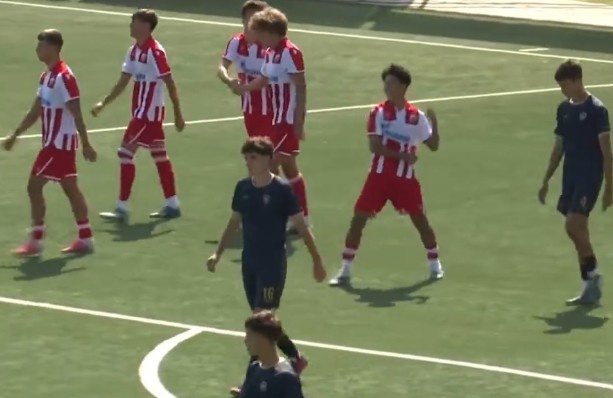红星U19热身赛9比0横扫IMT，万项半场1球2助